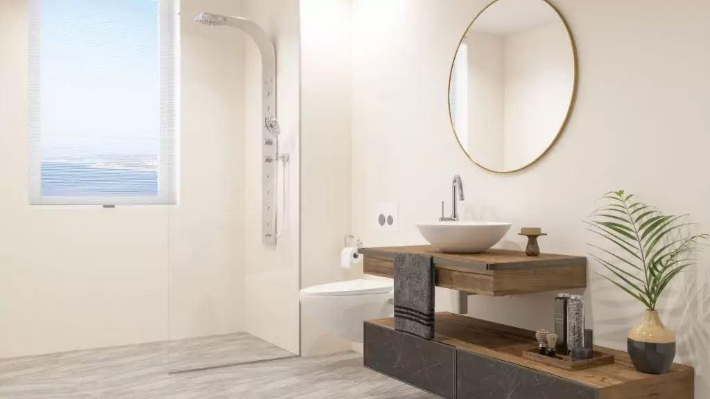 Reformas de baños y cocinas: Tendencias, materiales y consejos prácticos para transformar tu hogar en 2025 6 Reforma de baño con estilo moderno en Madrid