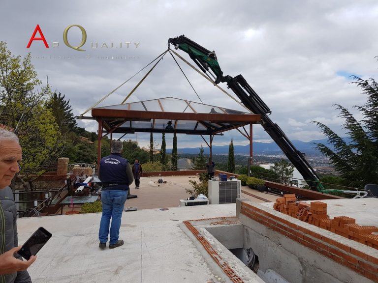 Inicio 15 Instalación de Pérgola, Escaleras Interior y Exterior, Impermeabilización y Solado en Fuentebros