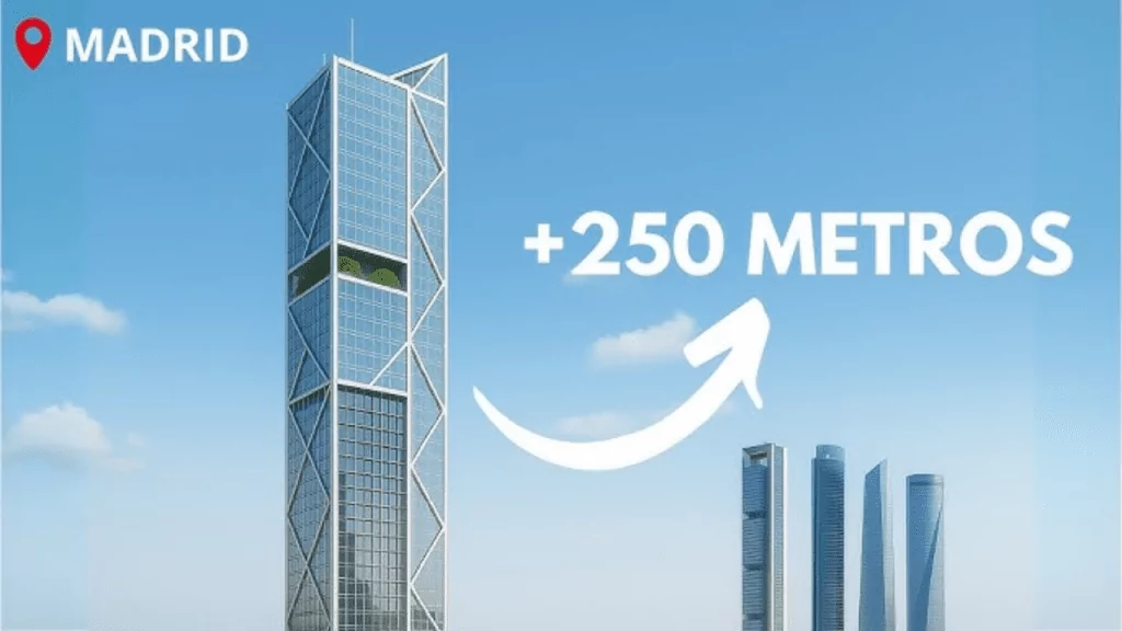 Madrid Nuevo Norte: la torre de 250 metros que cambiará el skyline de la capital 1 Nueva torre Chamartín Madrid Nuevo Norte
