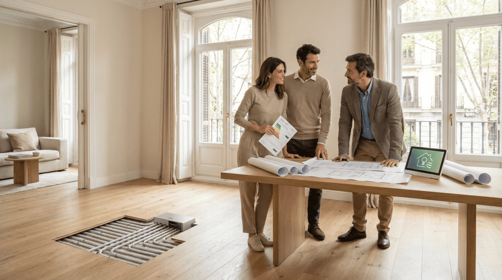 aerotermia reforma vivienda madrid